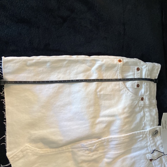 Zara White denim mini skirt, XS - Picture 4 of 5